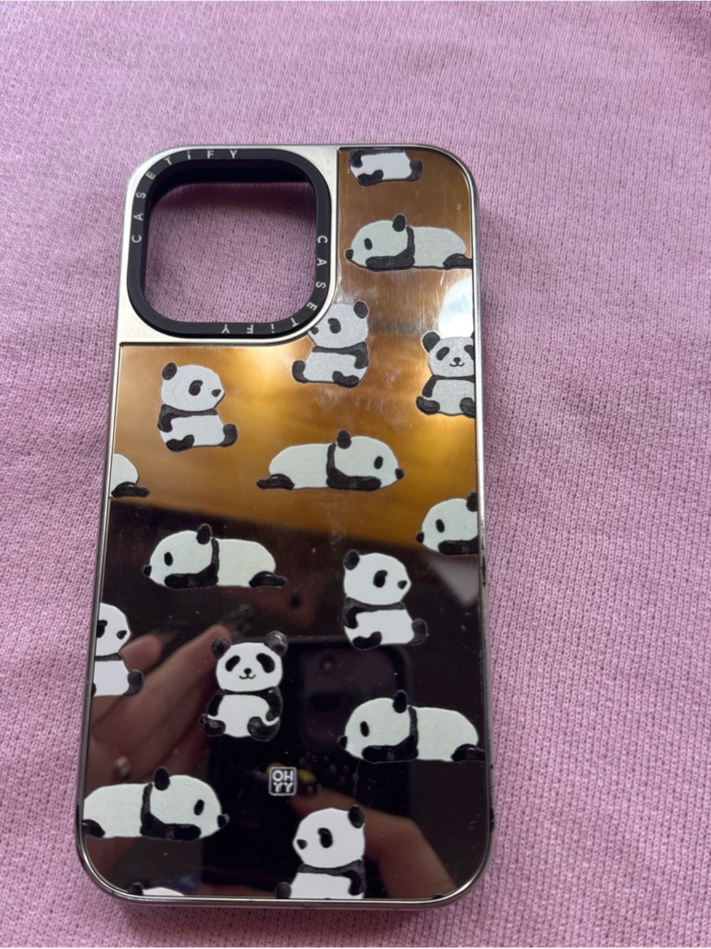 Casetify Panda Mirror Phone Case - 14 pro max